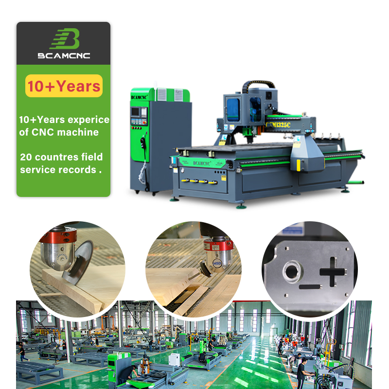 BCAMCNC C Series CNC Router 1325 1530 Atc 3Axis Wood Carving Machine Woodworking Router