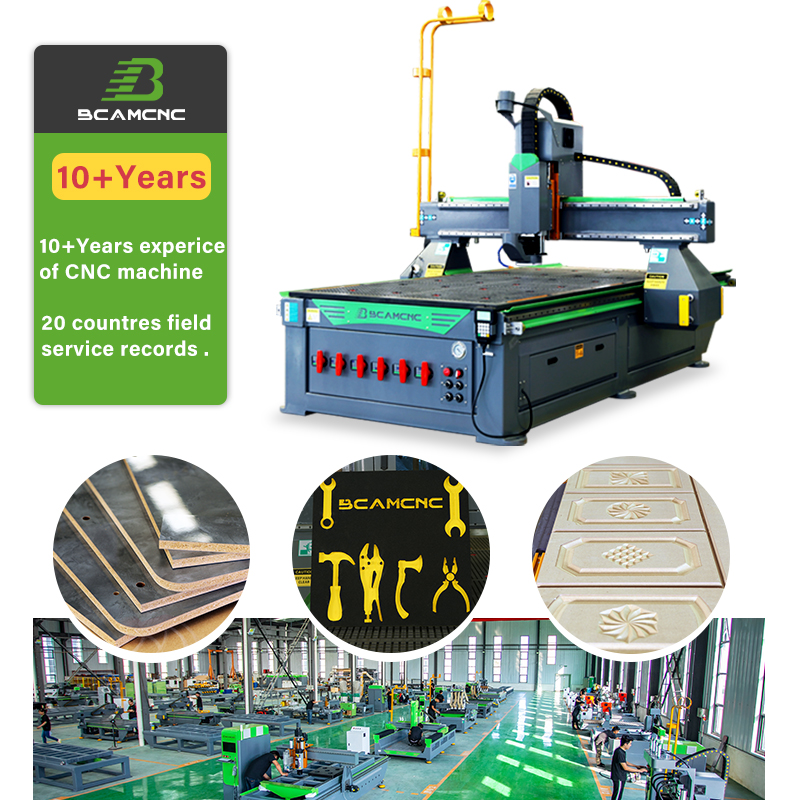 BCAMCNC S Series CNC Router Wood Working Machine 4x8 For Wood Work Aluminum Sign Boards Furniture