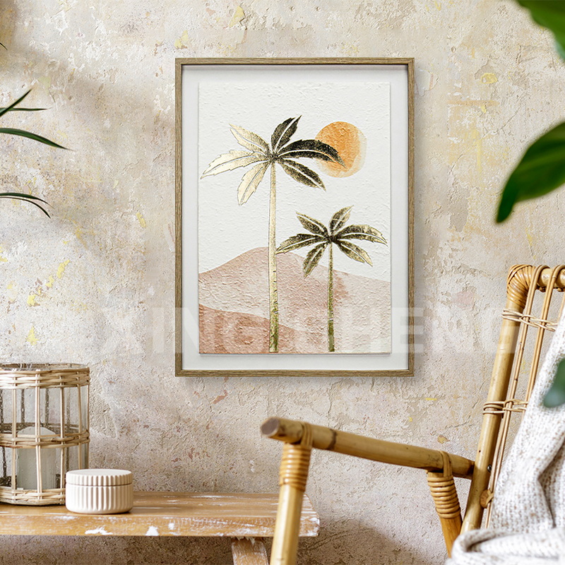 XINGCHENG seaside landscape modern wall art deco