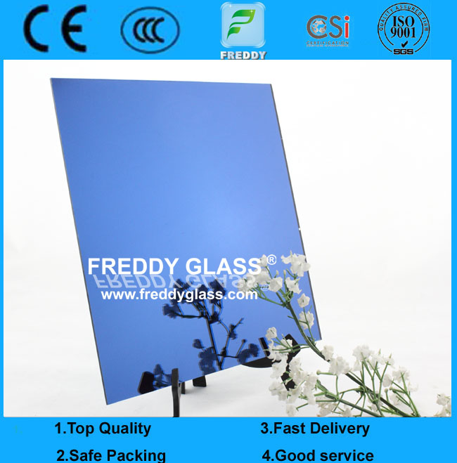 Dark blue mirror