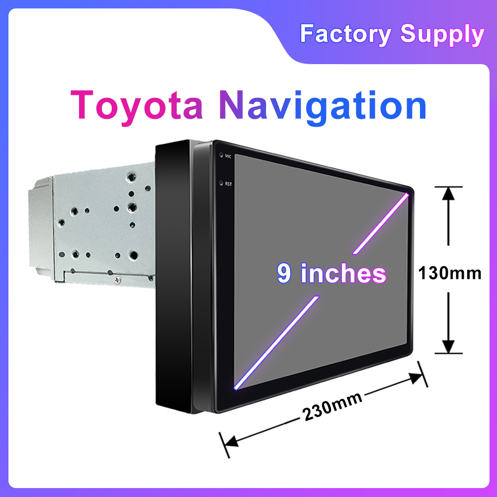 9 inch Car Radio DVD Player For Toyota