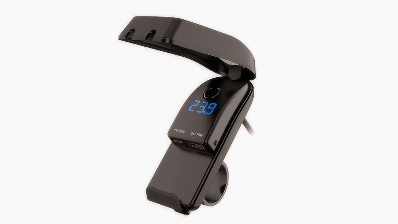 Motorcycle phone charger