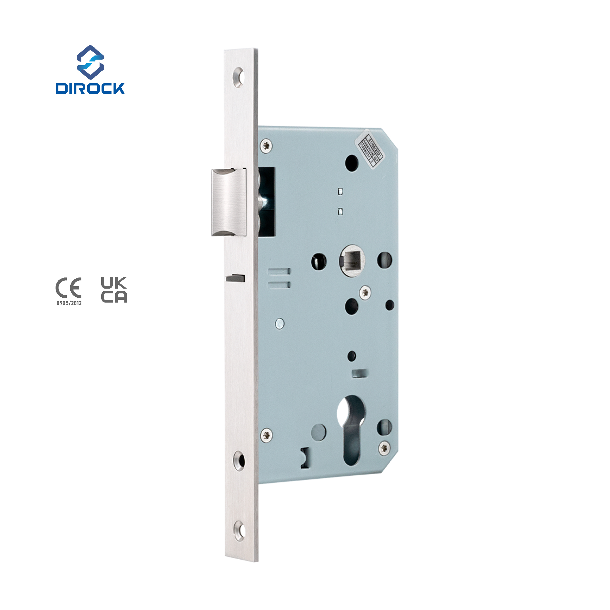 European Stainless Steel Fire Rated Night Latch Mortise Lock 5572ZN
