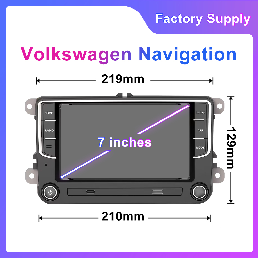 JYT 7 inch Android navigation GPS For Volkswagen 2 din car radio car dvd player