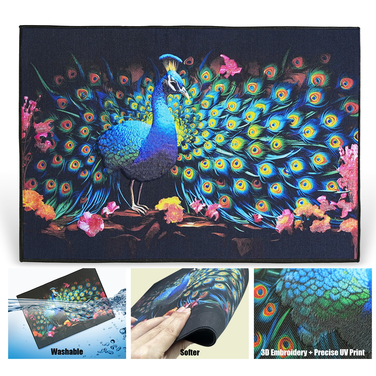 Custom Embroidery with UV Printing Patch