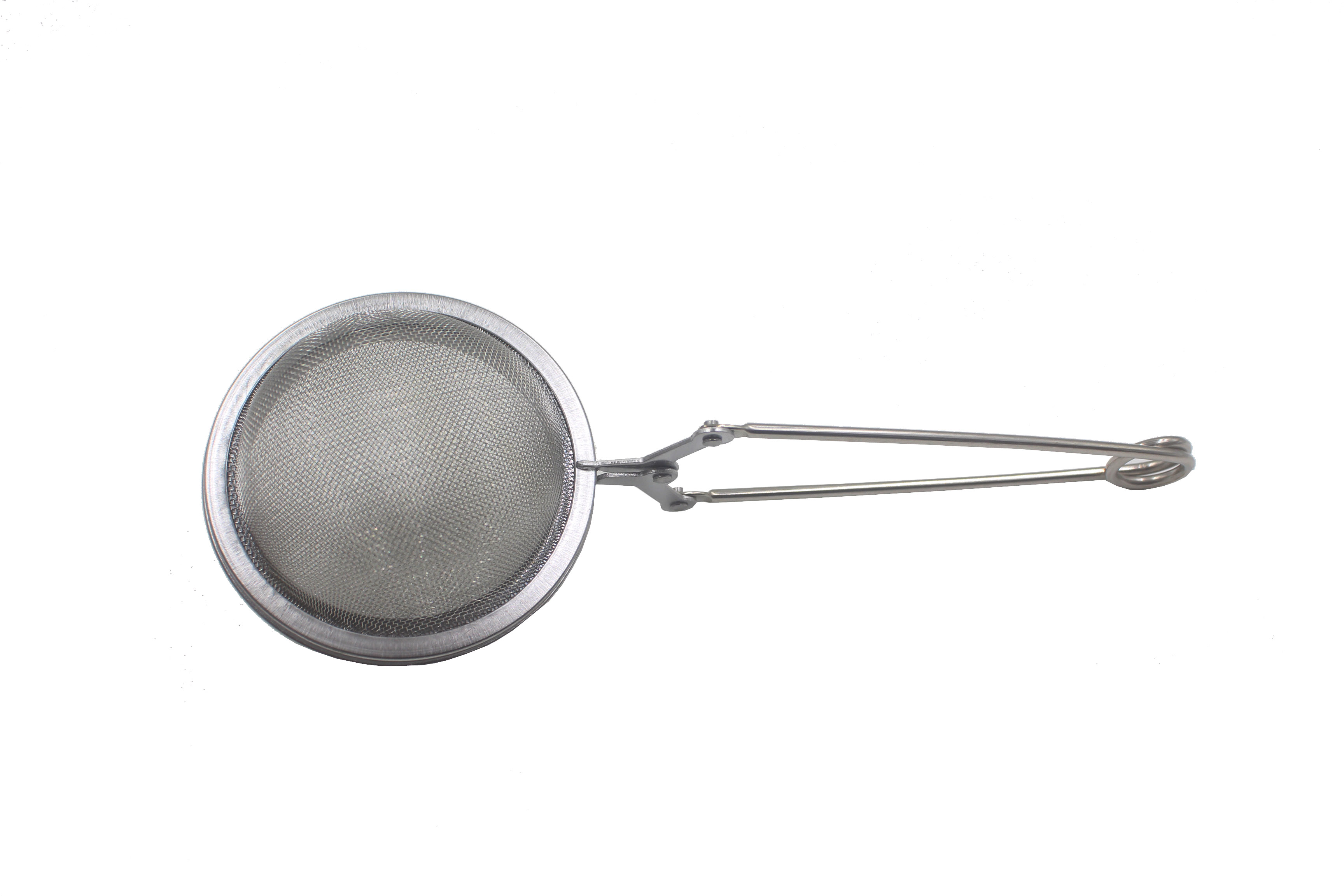 Golden Tea Strainer Stainless Steel 18/8 Tea Set Tool with Handle