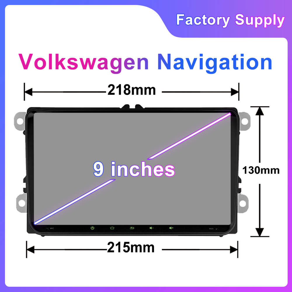 JYT 9 inch Headunit 2 Din Car Radio Stereo DVD Player For VW Passat Polo Golf Beetle Touran