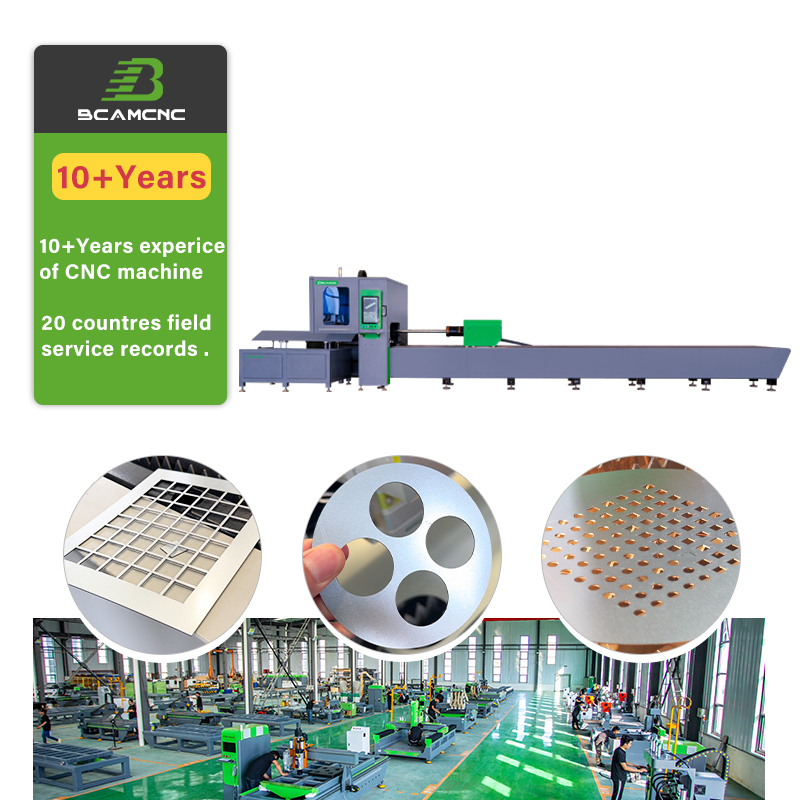 BCAMCNC Fiber Laser Cutting Machine for Metal Pipe Stainless Steel Sheet Tube Cutting Machine