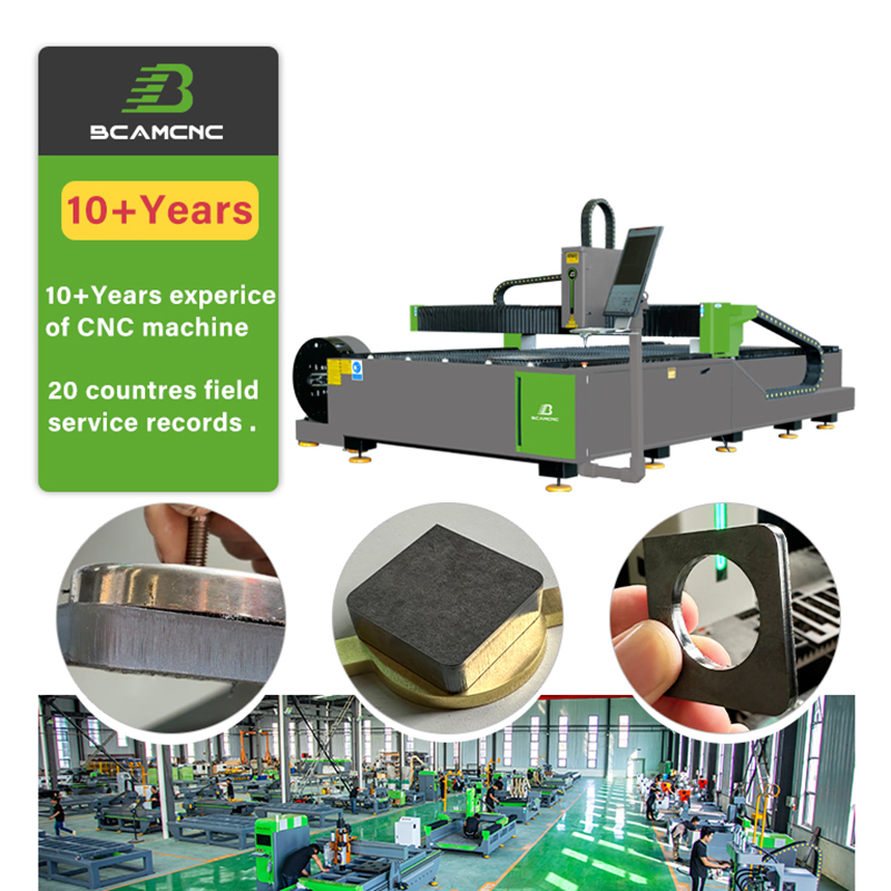 BCAMCNC Fiber Cutting Machine 2kw 3kw 3015 Metal Sheet and Tube Cutting Machine