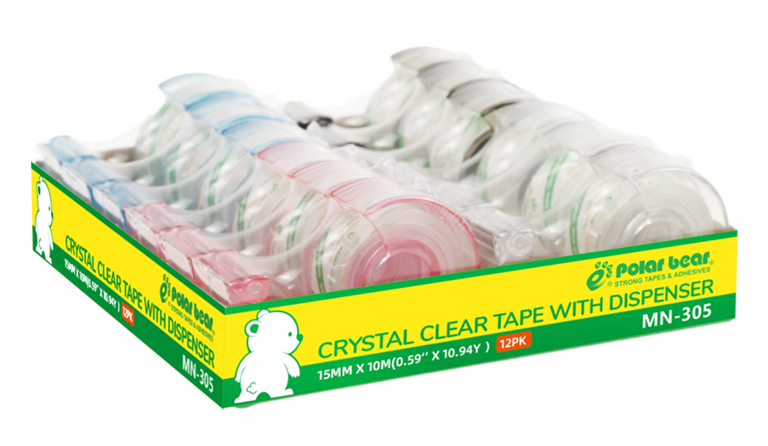 Crystal Clear Tape with dispenser