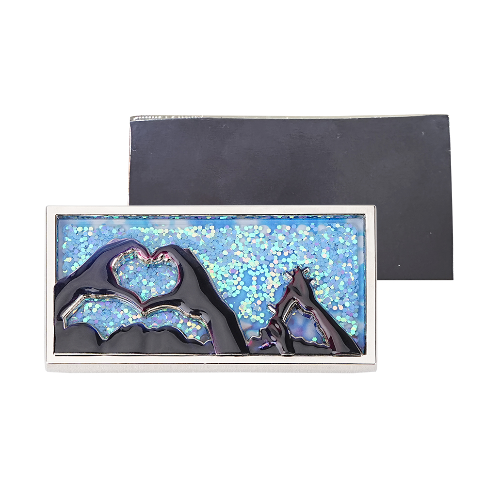 3D Relief Zinc Alloy Quicksand Refrigerator Magnets