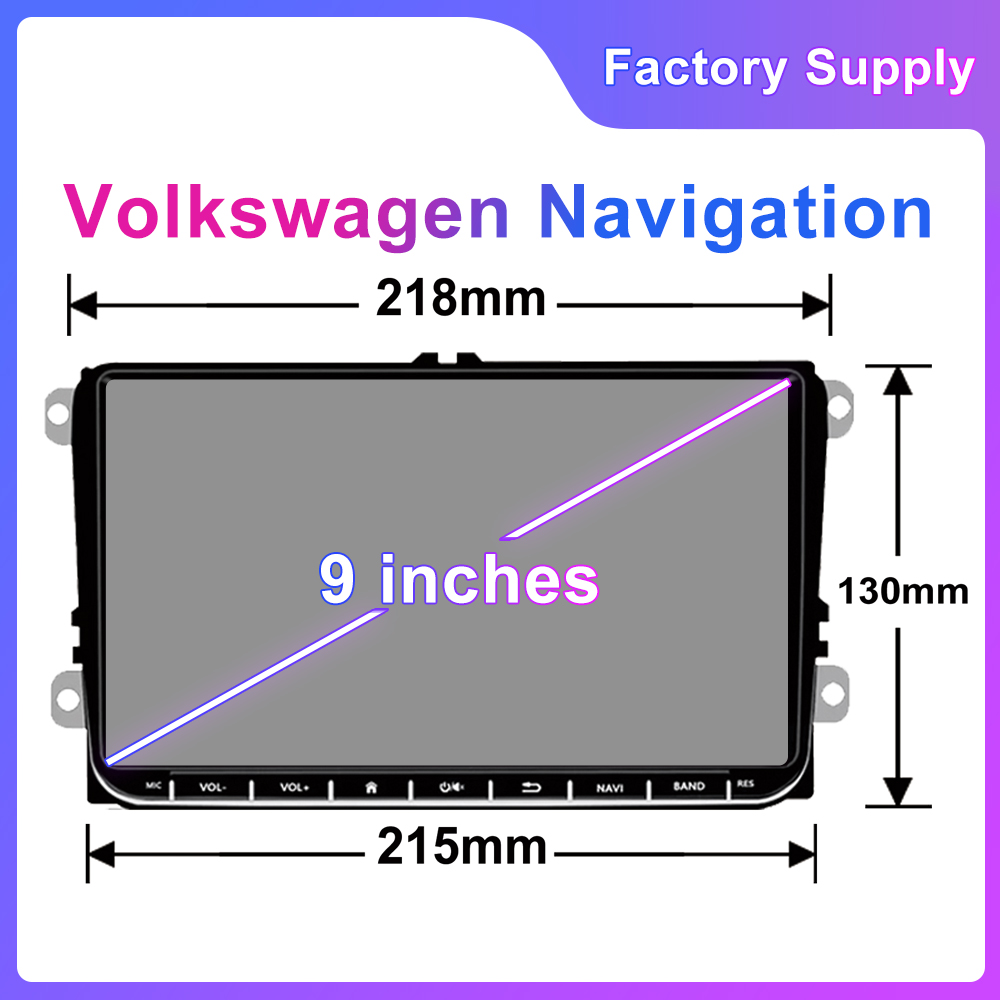 JYT 9 Inch Mirror Link Car Radio DVD Player 2For VW/POLO/PASSAT