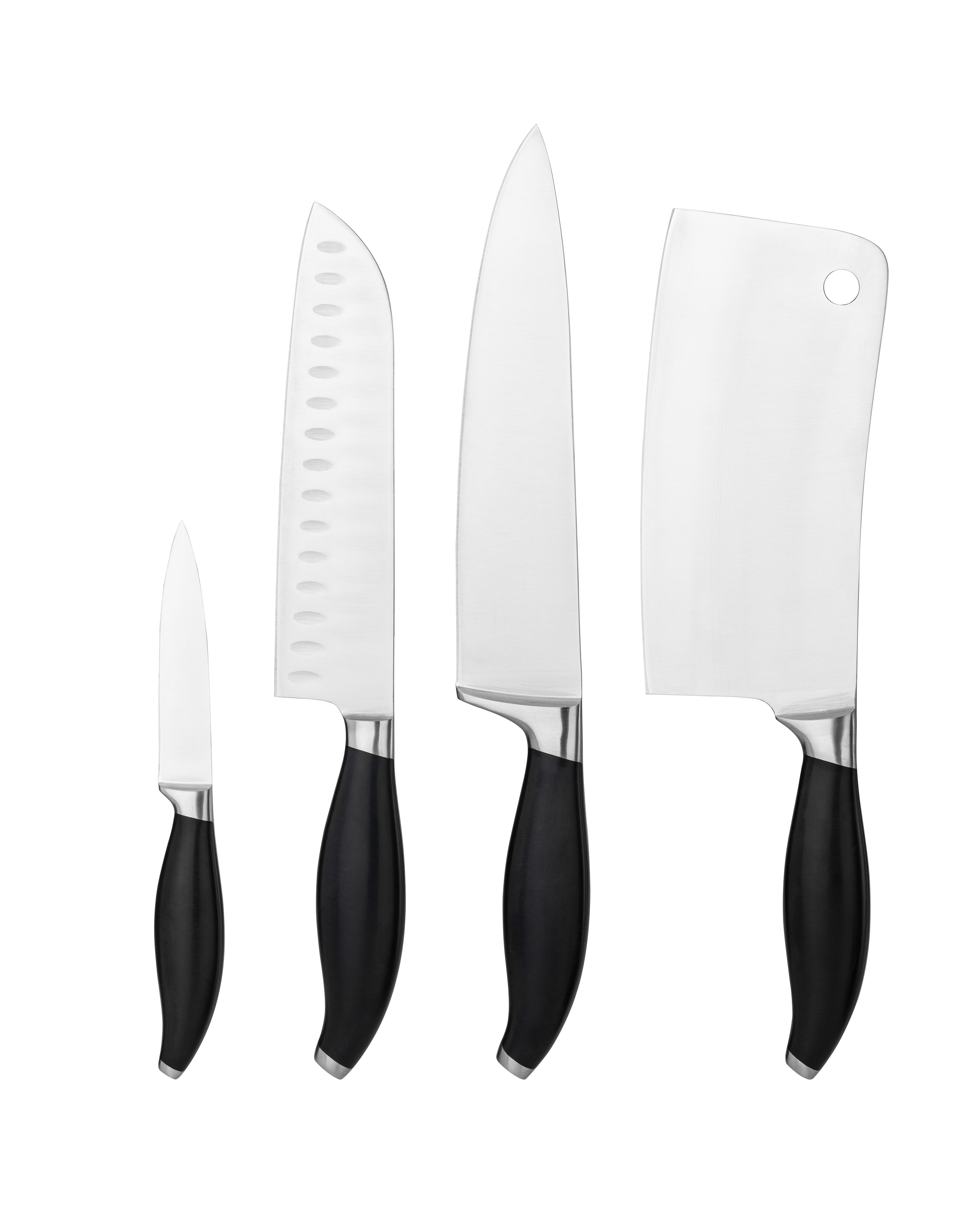 4-piece professional chef's knife set