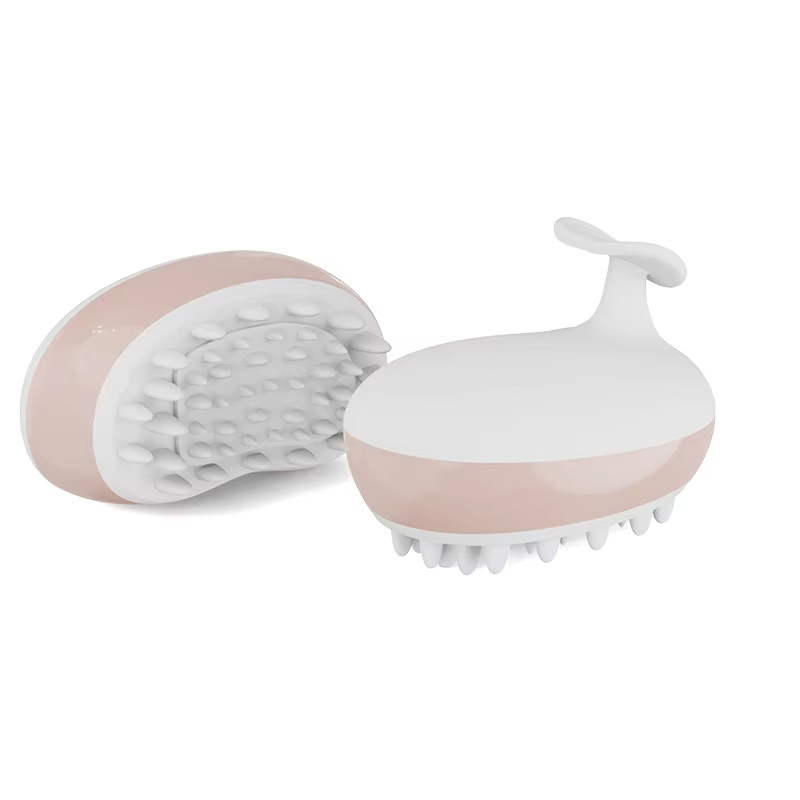 Smart Portable Electric Silicon Scalp Head Vibrating Massage Brush Machine for Relax Head Music