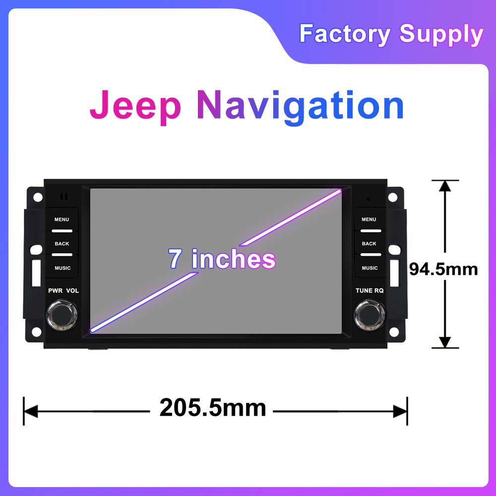 JYT 7 inch For Jeep Double Din Car Radio Car DVD Player