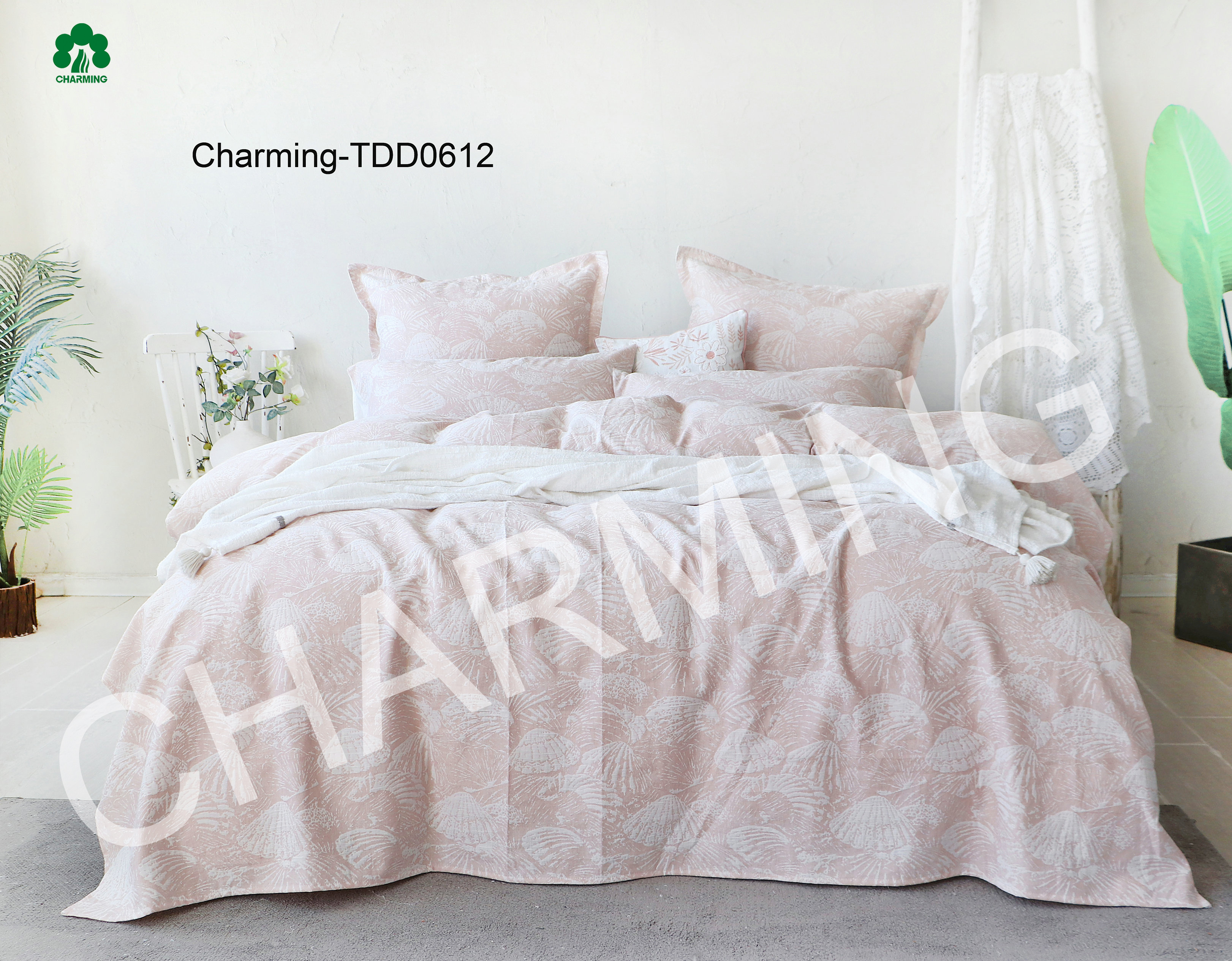 TDD0612 yarn-dyed jacquard bed set