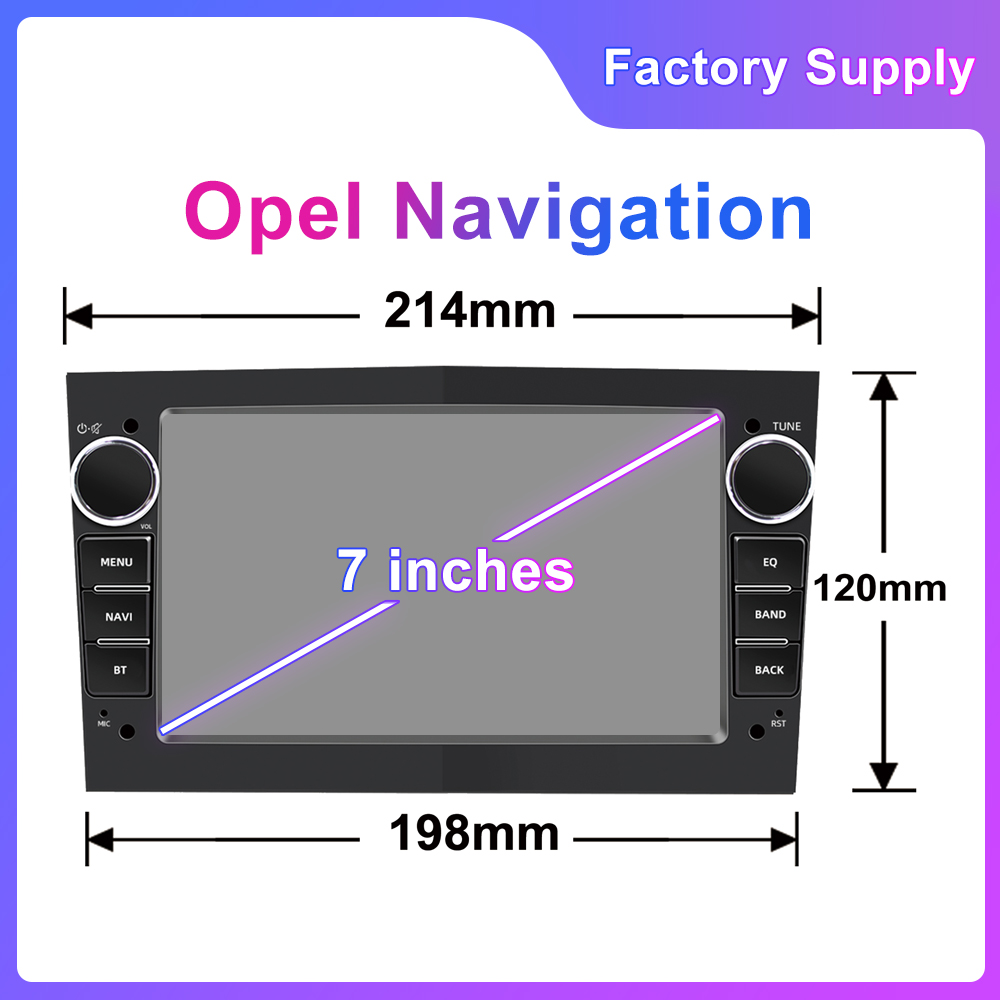 JYT 7 inch Touch Screen DSP Mirror Link Car Radio Multimedia Player For Opel