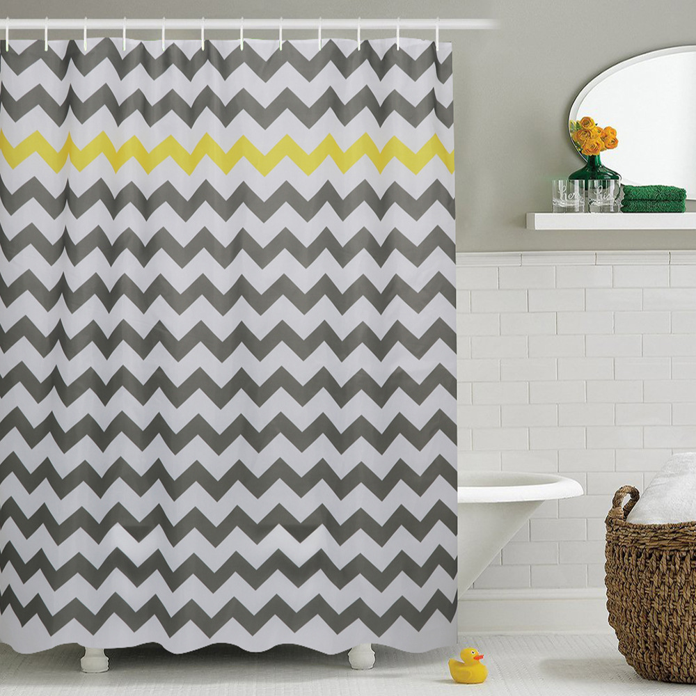 Polyester shower curtain