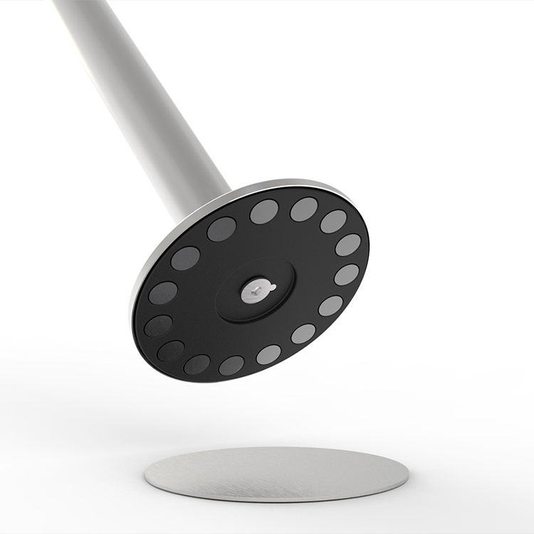 Traust airport stanchion post with magnetic base