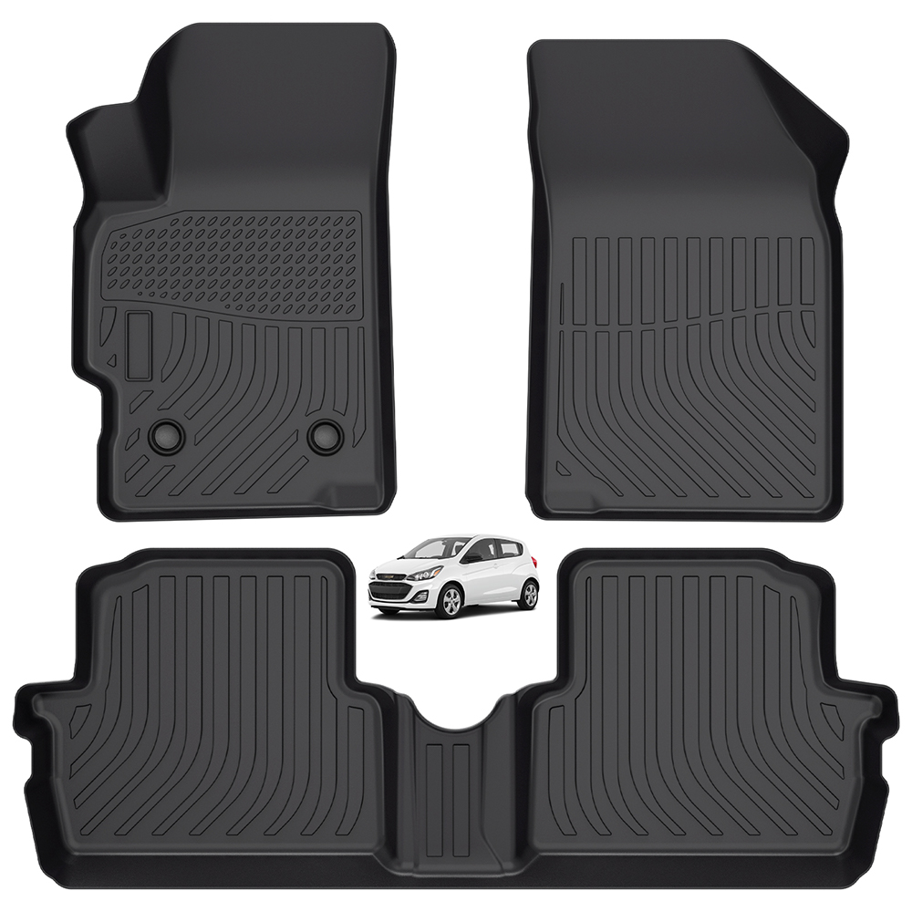 All Weather Deep Dish Matting Car Carpets for Chevrolet Spark Gt 2015-2022 M400 Tpe Car Floor Mats