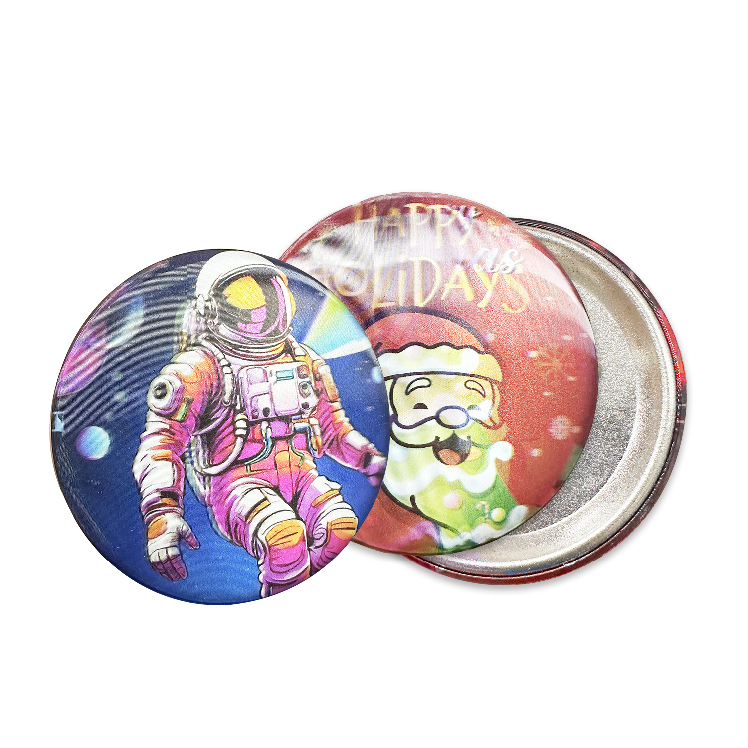 Custom Lenticular Button Badges