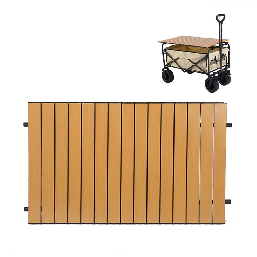 Folding Cart for Camping Camping Wagon Cart Camp 2025 Golf Cart with a Table Beach Trolley