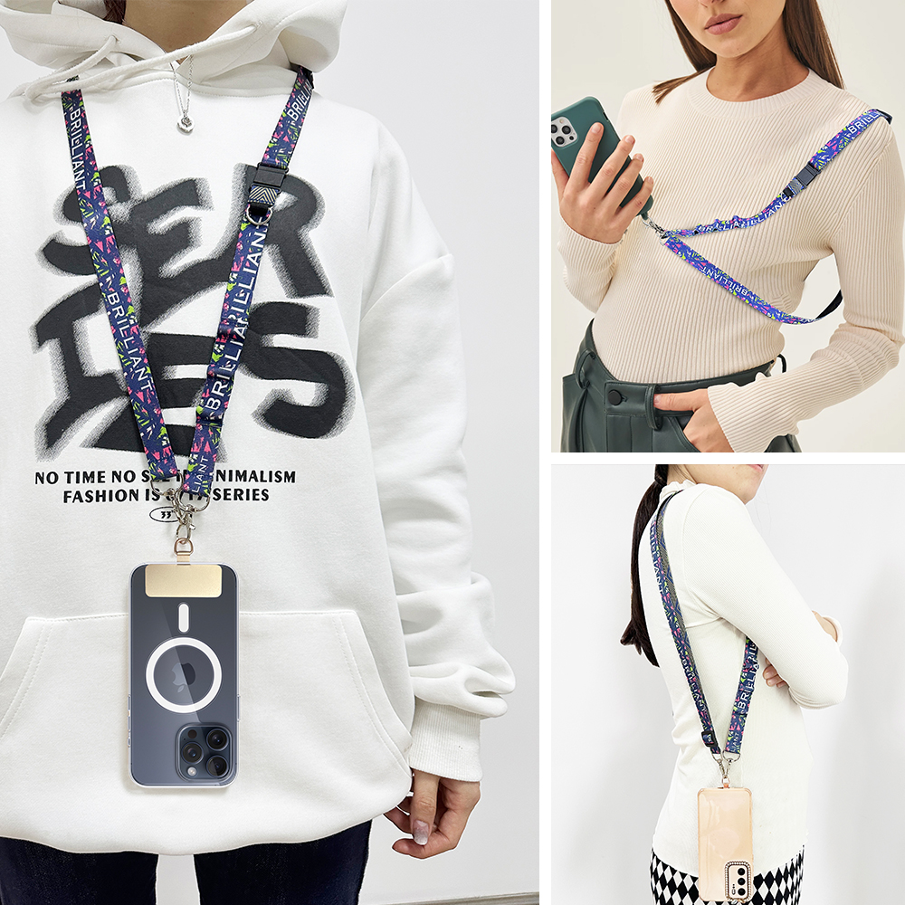 Custom Card Lanyards Crossbody Phone Straps