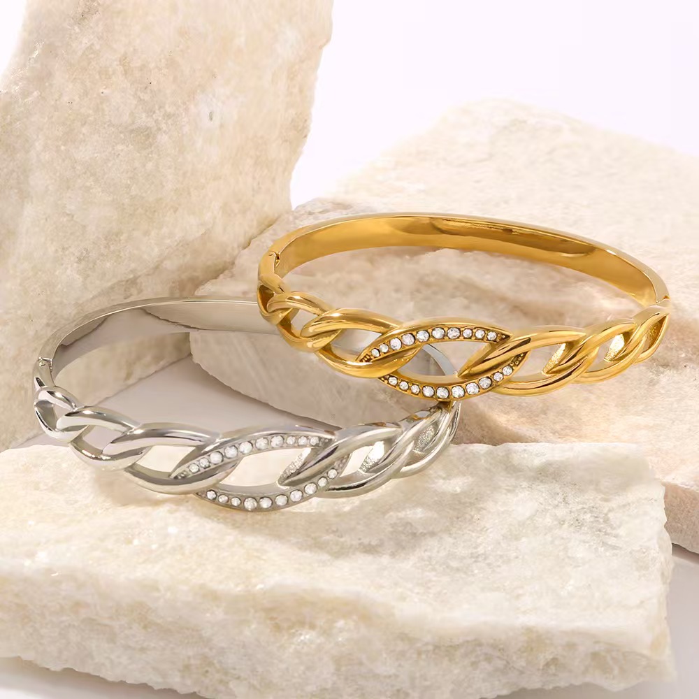 Amazon Fried Dough Twists Stainless Steel Bracelet