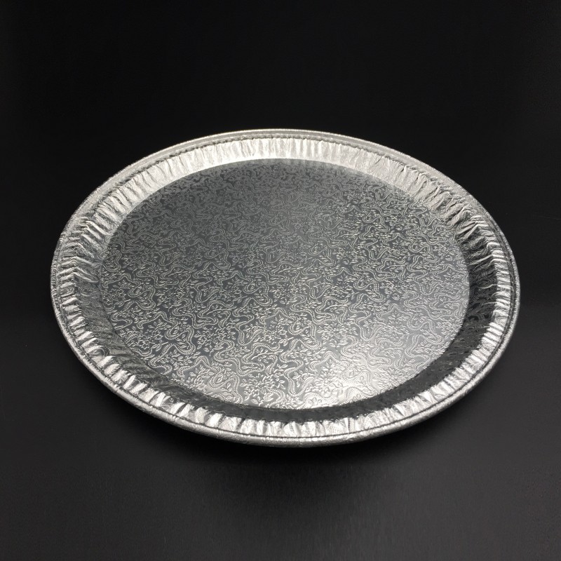 Food Grade Round Aluminum Foil Flanged Tray