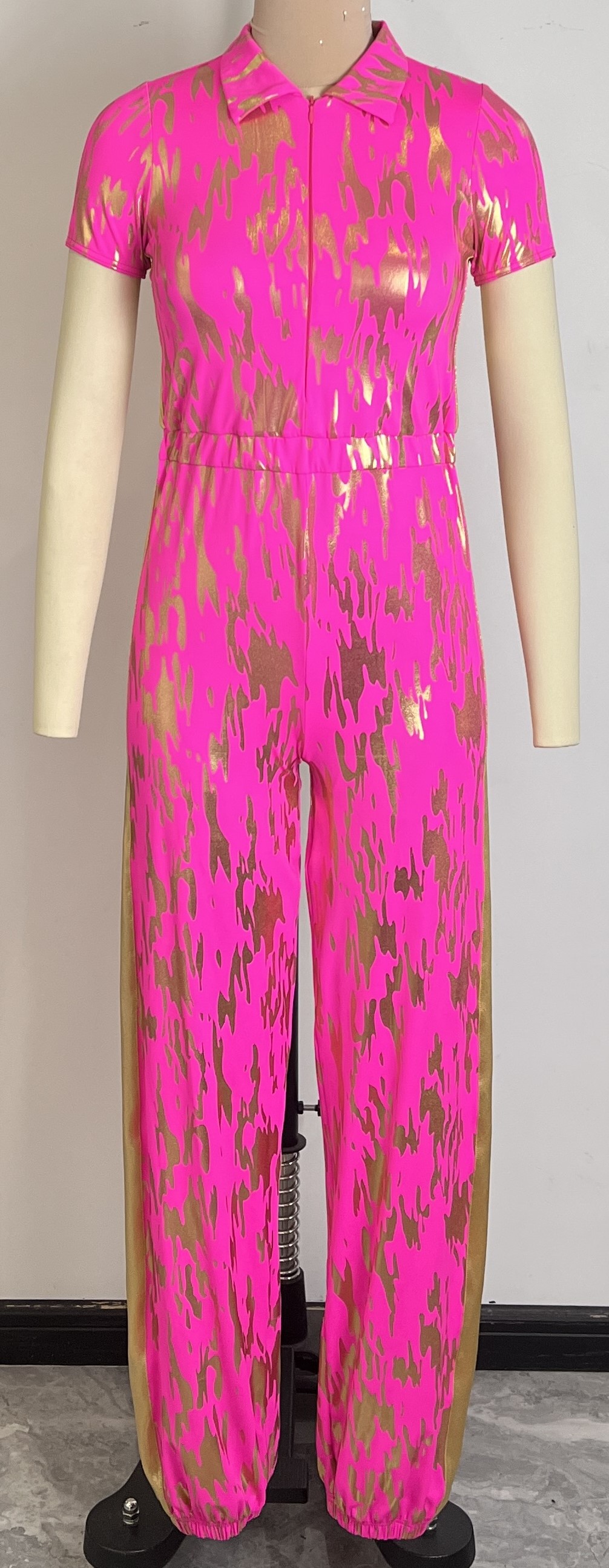 Ladies' foil mist jumpsuit