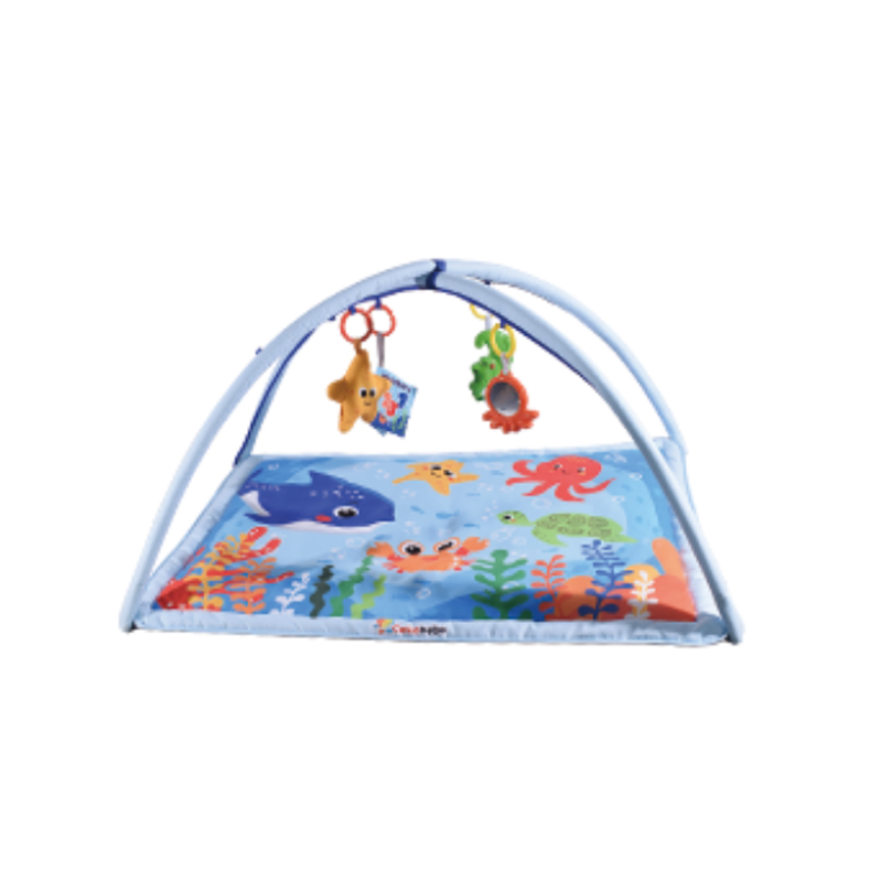 Konig Kids Soft Baby Toys Play Mat Game Mat with Hanging Toys Baby Toys 0-12 Months