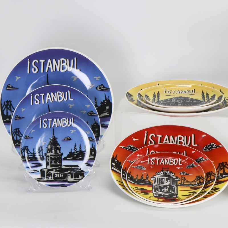 Turkey souvenir dinner plate