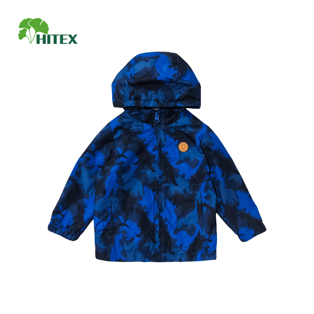Hitex Boy's Woven Printed Jacket With Hood