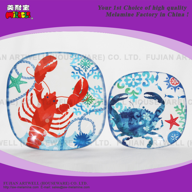 Melamine Square Dinner Plate, Dinner Set