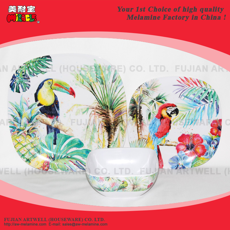 Melamine Dinner Plate, Dinner Set