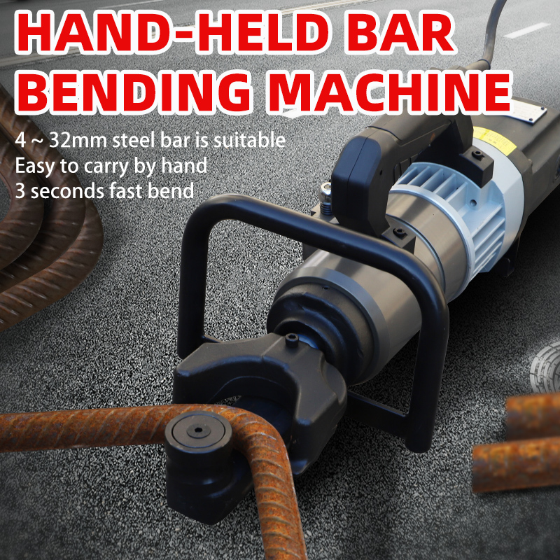 Portable rebar bending machine