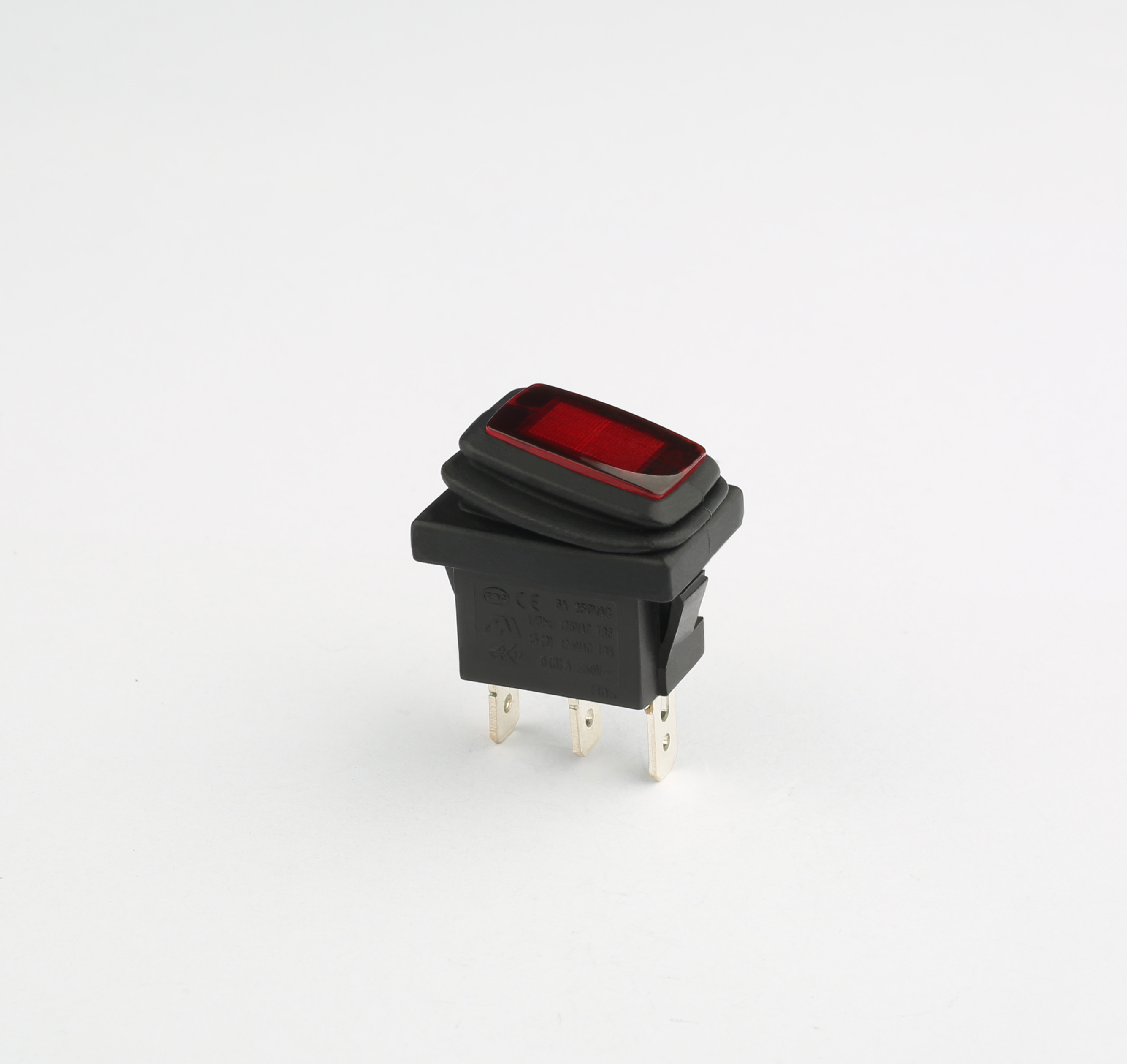 KCD3 Blue LED Light Rocker Switch