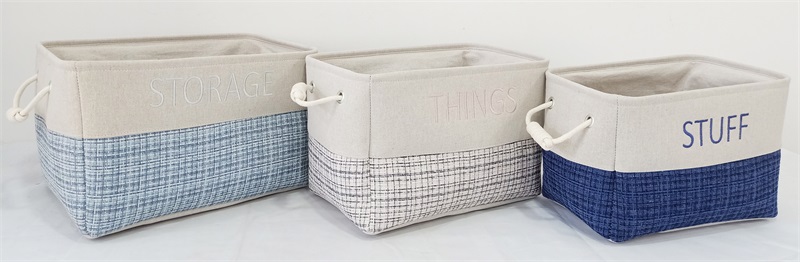 Decorative Fabric Storage Basket