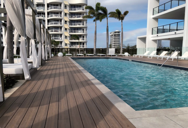 VANJOIN Outdoor PE Decking WPC Floor