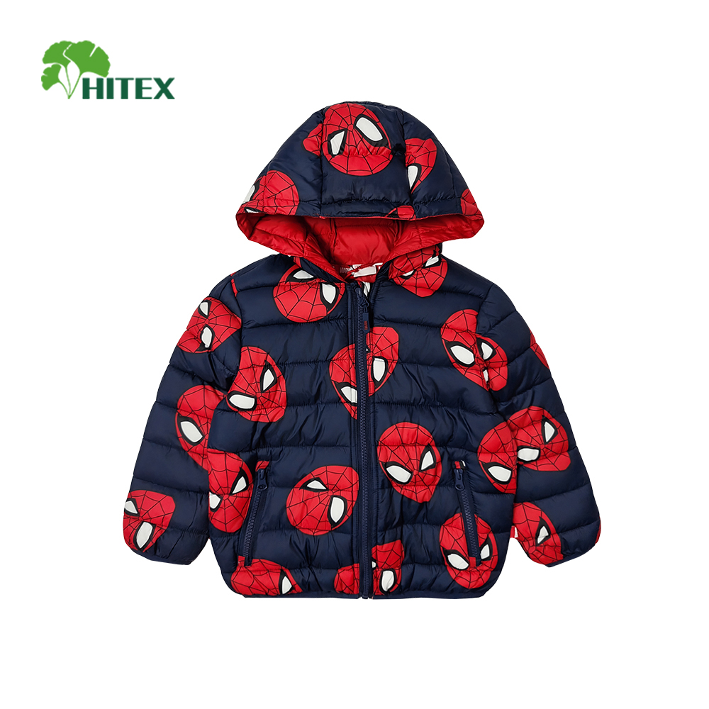 Hitex Boy Woven Padding Jacket With Printt With Hood