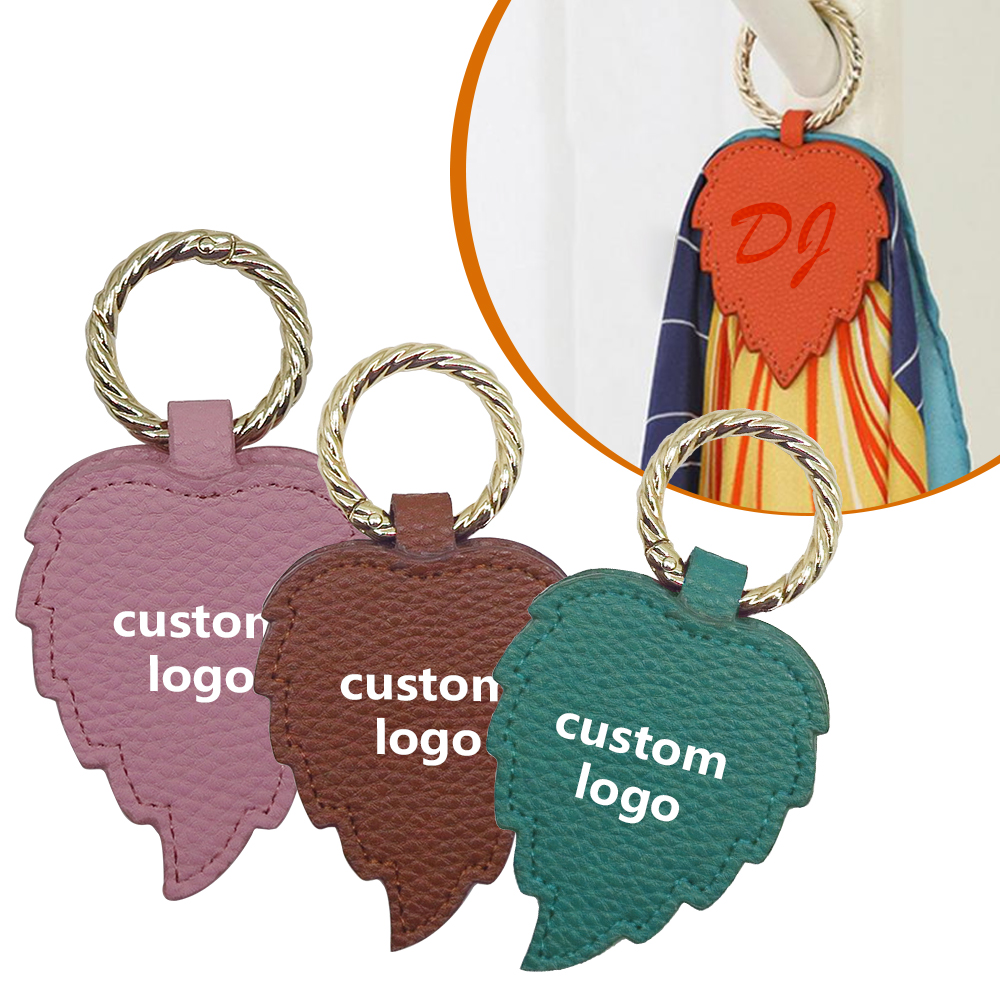 High Quality Travel Leather Magnetic Hat Clip with Custom Logo