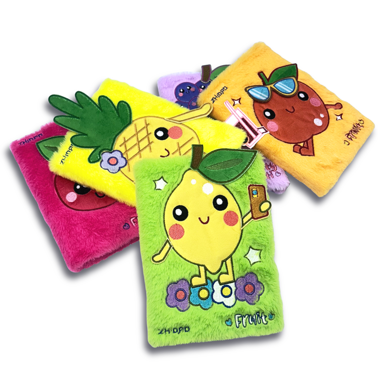Cutomized Plush diary/plush notebook