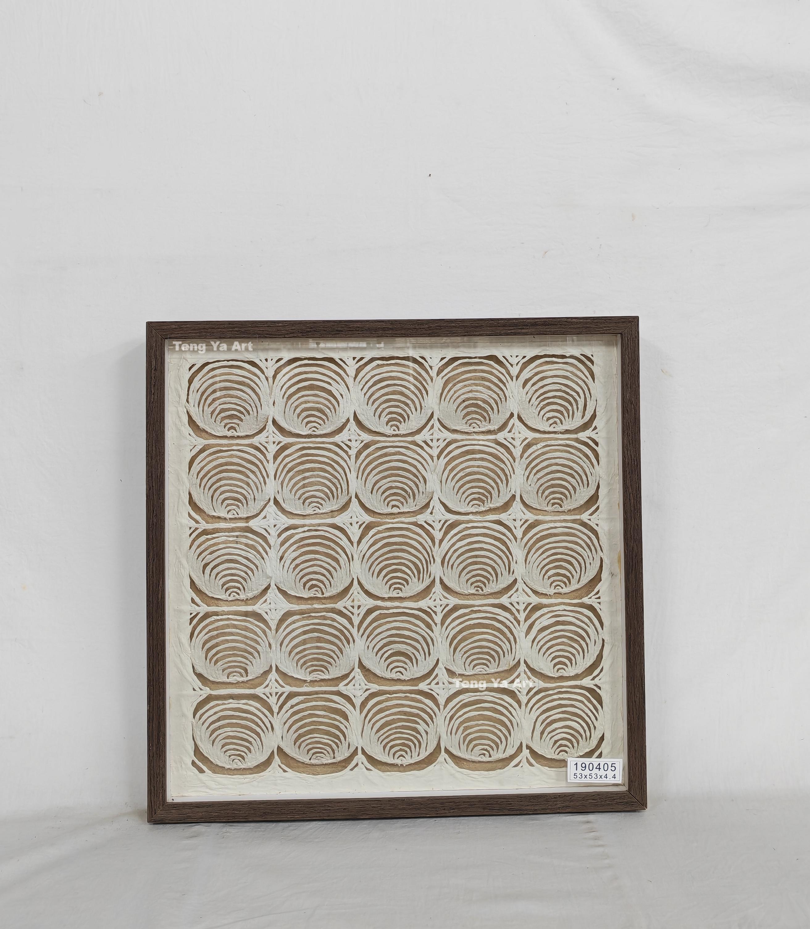 Tengya Craft Wall Decoration Painting Handmade Paper Art Weaving Geometric Patterns Simplicity