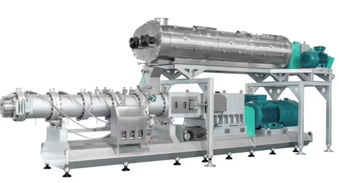 Extruder-feed machine