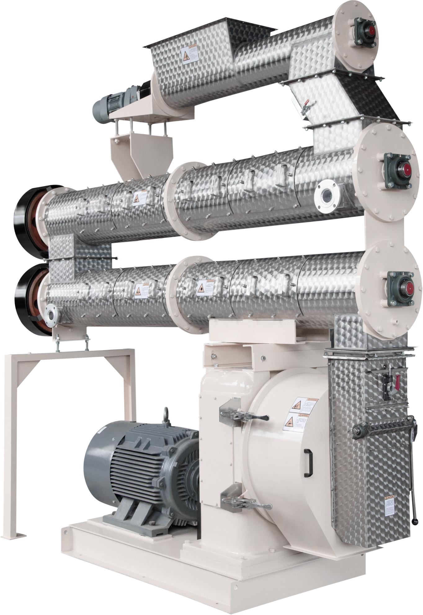 Granulator-feed machine