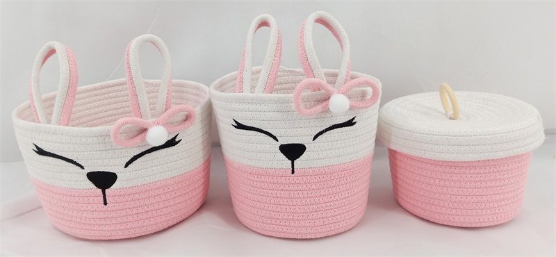 Decorative Cotton Rope Basket