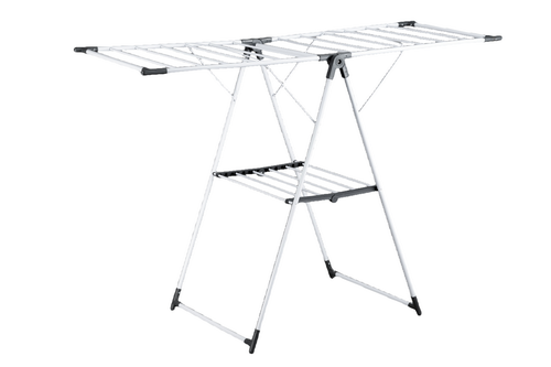 White foldable drying rack