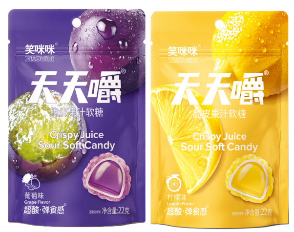 Crispy juice sour soft candy