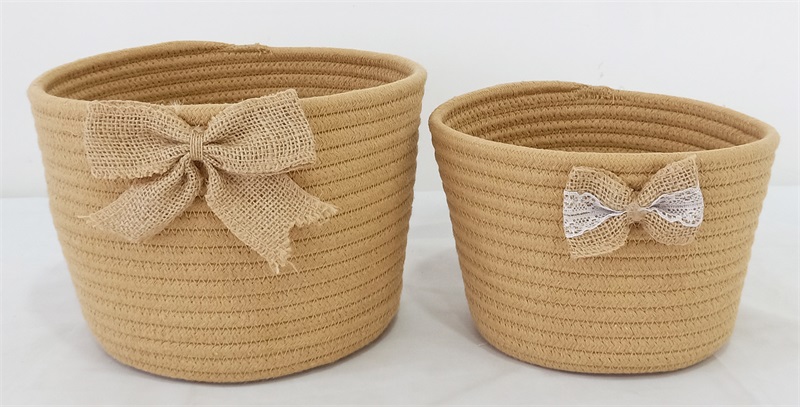 Decorative Cotton Rope Basket