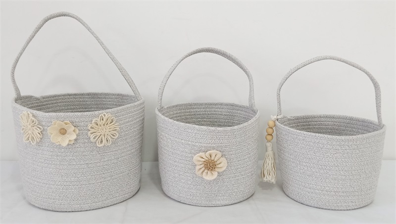 Decorative Cotton Rope Basket